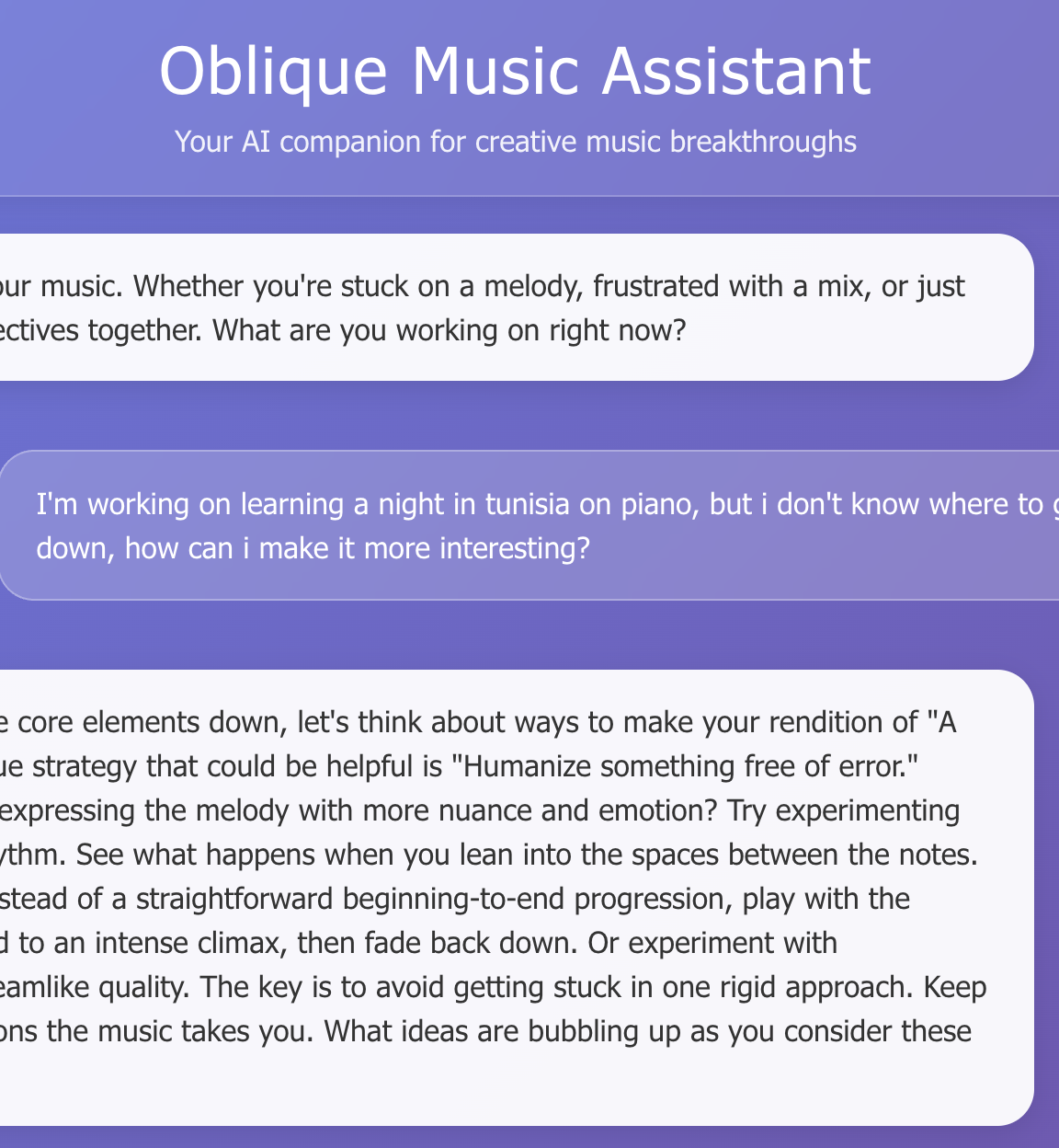 melody generator homepage