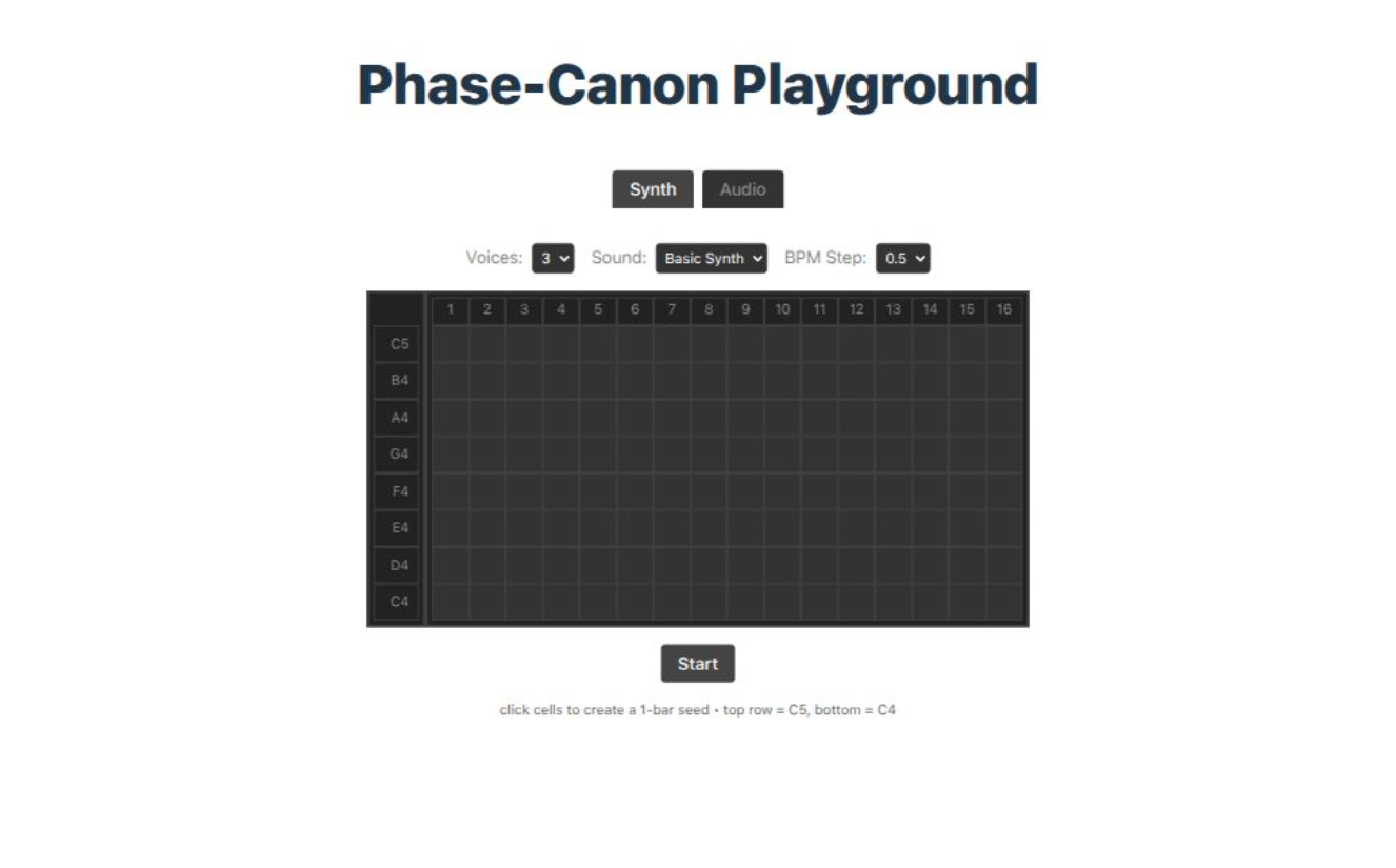 melody generator homepage